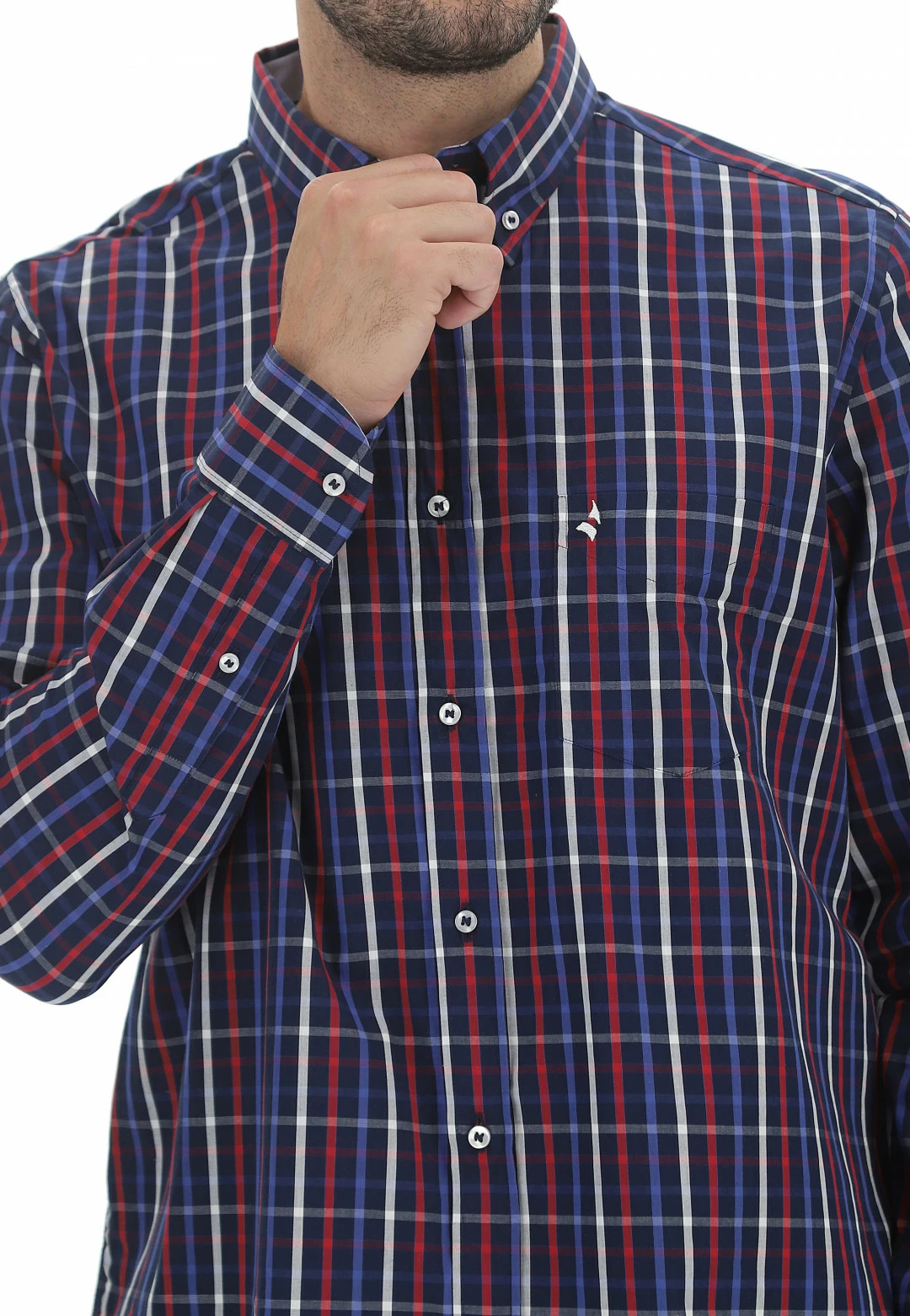 Camiciain Cotone Navigare Uomo Con Taschino E Fantasia 7 Camiciain Cotone Navigare Uomo Con Taschino E Fantasia - immagine 5