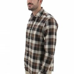 Camicia In Cotone Flanella Navigare In Fantasia A Quadri Con Logo Ricamato Uomo -Lacoste shop c3631f9c374d2cdab103f39c0f566b79