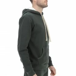 Felpa Garzata Con Cappuccio Interno Bottonato Age Uomo -Lacoste shop c40b6a81ef22e3ebc7e4787572a25304