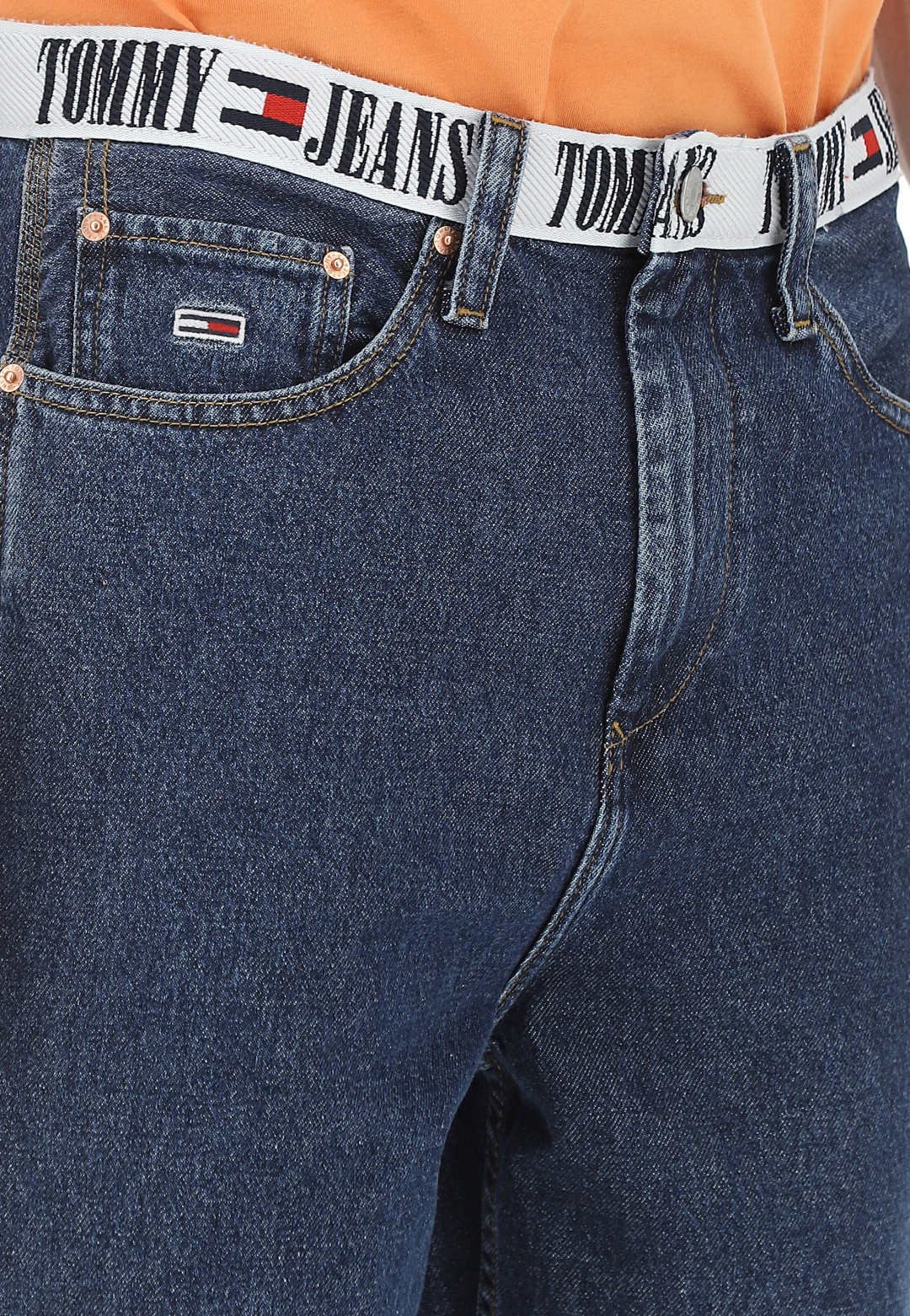 Tommy Hilfiger Jeans Jeans Tommy Jeans Mod. Skater Con Cintura Logo All Over 7 Tommy Hilfiger Jeans Jeans Tommy Jeans Mod. Skater Con Cintura Logo All Over - immagine 5