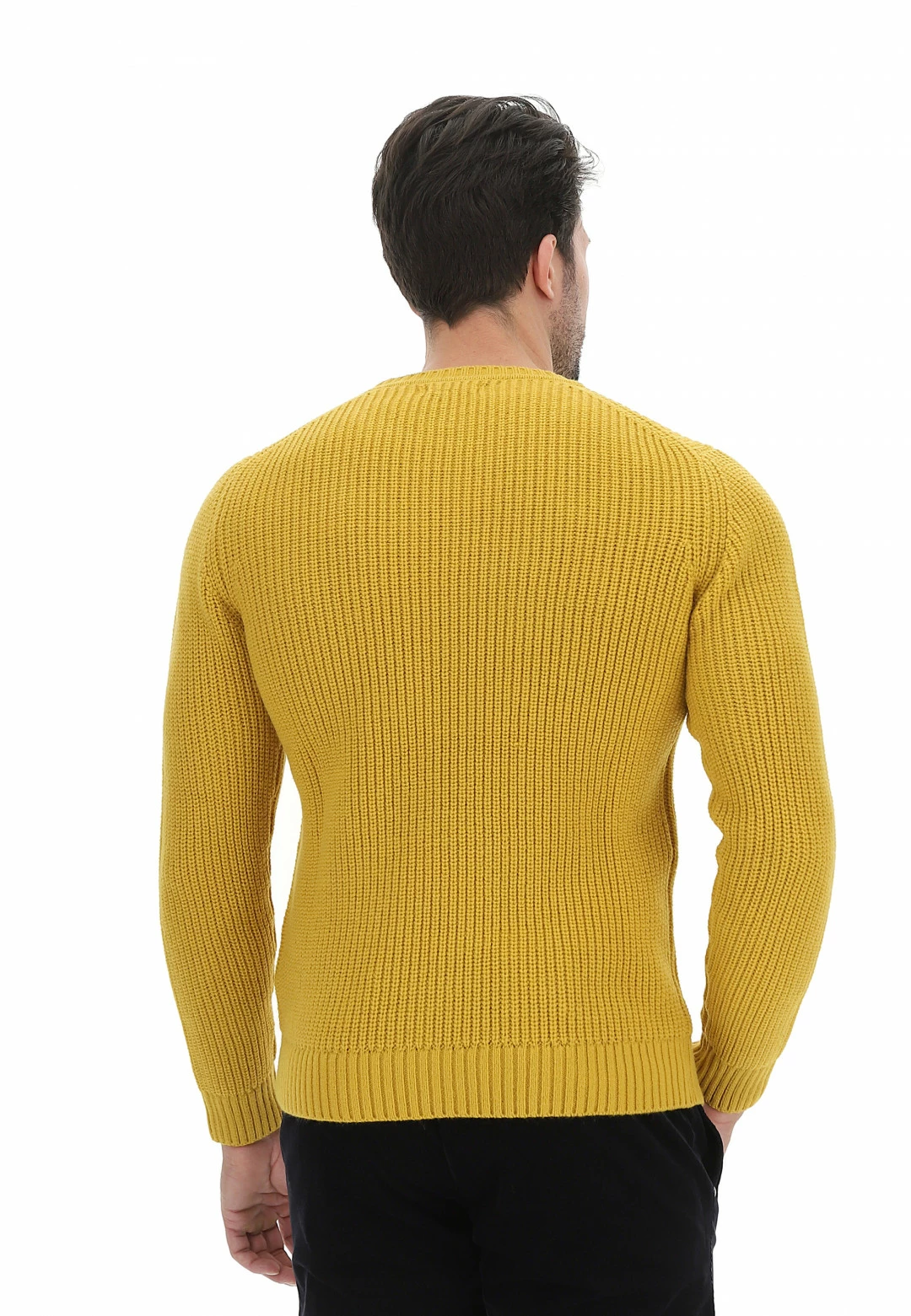 Maglione Girocollo Lavorato Age Misto Lana Uomo 5 Maglione Girocollo Lavorato Age Misto Lana Uomo - immagine 3