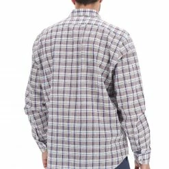 BLU SALINA Camicia Botton Down Con Quadro In Cotone/lino -Lacoste shop c4f028518c7dd7f8bfe0a32d1f6714e1