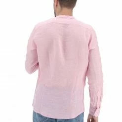 Camicia Coreana In Lino Tinta Unita Age Uomo -Lacoste shop c50b71de632710976313b7fc0001e44e