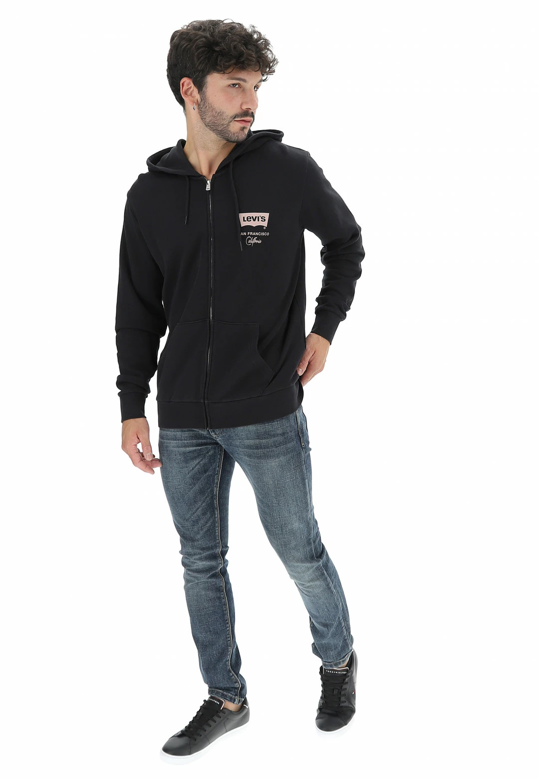 Felpa Full Zip Con Cappuccio Levi's Art. 388200021 7 Felpa Full Zip Con Cappuccio Levi's Art. 388200021 - immagine 5