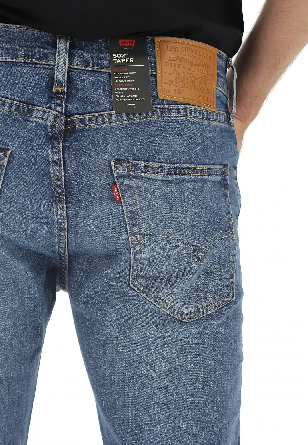 Jeans Levi's Mod. 502 Taper Uomo 6 Jeans Levi's Mod. 502 Taper Uomo - immagine 4