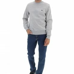 Felpa Girocollo Lacoste Uomo Sh9608 -Lacoste shop ca02ae7930fcf1a3f4d666429c971947