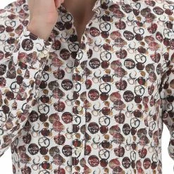 Camicia Manica Lunga Fantasia All Over Brango Uomo -Lacoste shop ca6dd773d942e77b827fa3763b3374d3