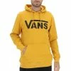 Felpa Con Cappuccio Vans Felpata Con Logo Frontale Gommato