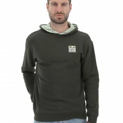 Felpa Con Cappuccio Blend Patch Piccolo Palma Frontale