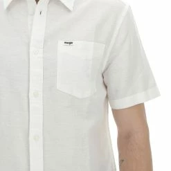 Camicia Manica Corta Regular Fit Wrangler W5k0lo989 -Lacoste shop cb6e3abbf182ee2a3689d7d97bb030f6