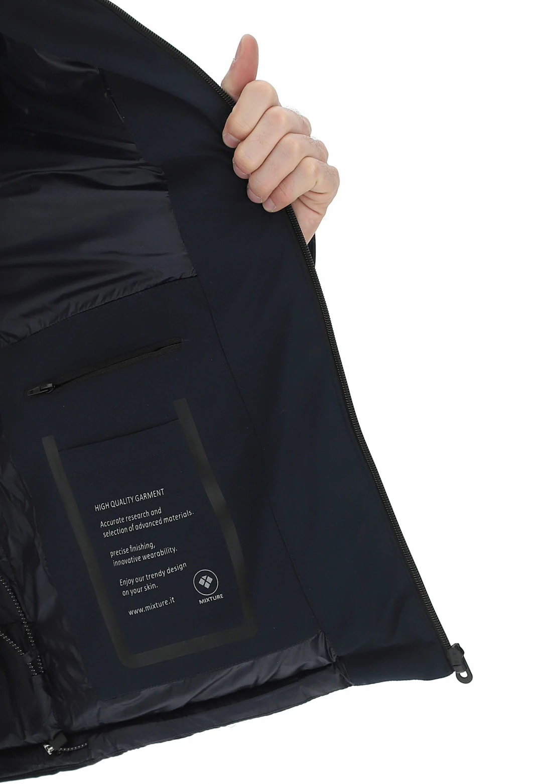 Giubbotto Corto Con Cappuccio Mixture Uomo 15 Giubbotto Corto Con Cappuccio Mixture Uomo - immagine 13