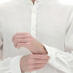 Camicia Age Uomo Con Collo Coreana 100% Lino Tinta Unita 10 Camicia Age Uomo Con Collo Coreana 100% Lino Tinta Unita -Lacoste shop cd384cf81bd0a0a11f3e453f381c5194