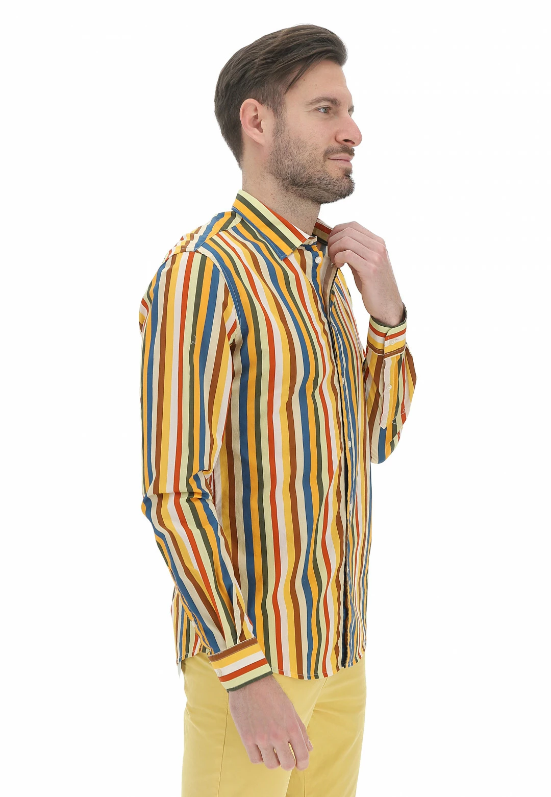 Gaudi Camicia Gaudì In Fantasia Righe Colorate 4 Gaudi Camicia Gaudì In Fantasia Righe Colorate - immagine 2