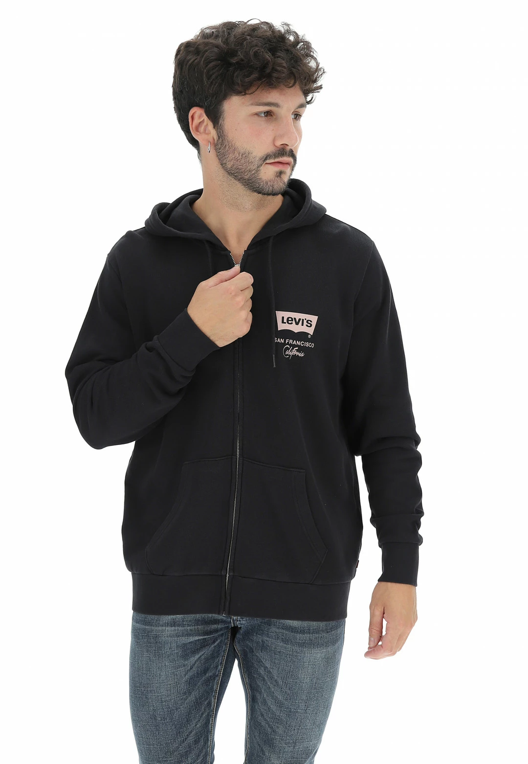 Felpa Full Zip Con Cappuccio Levi's Art. 388200021 4 Felpa Full Zip Con Cappuccio Levi's Art. 388200021 - immagine 2