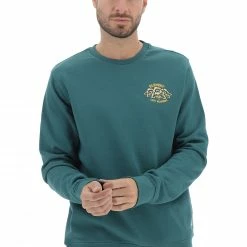 Felpa Girocollo Con Stampa Sul Retro Element Uomo