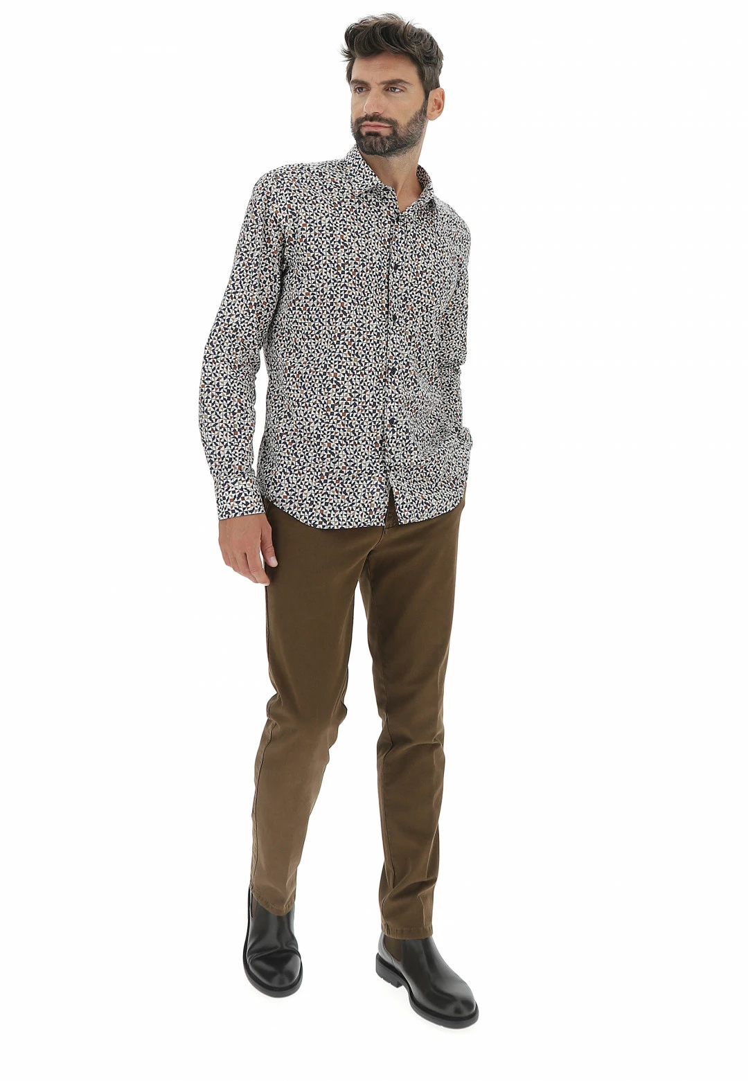 TUPERTU Camicia Uomo Tu Per Tu In Cotone A Fantasia 12 TUPERTU Camicia Uomo Tu Per Tu In Cotone A Fantasia - immagine 10