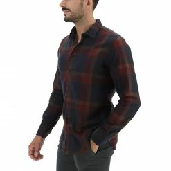 Camicia In Super Cotone Xacus A Quadri Slim Fit -Lacoste shop cefa42d424094753c2b1f7aba3f02ec8