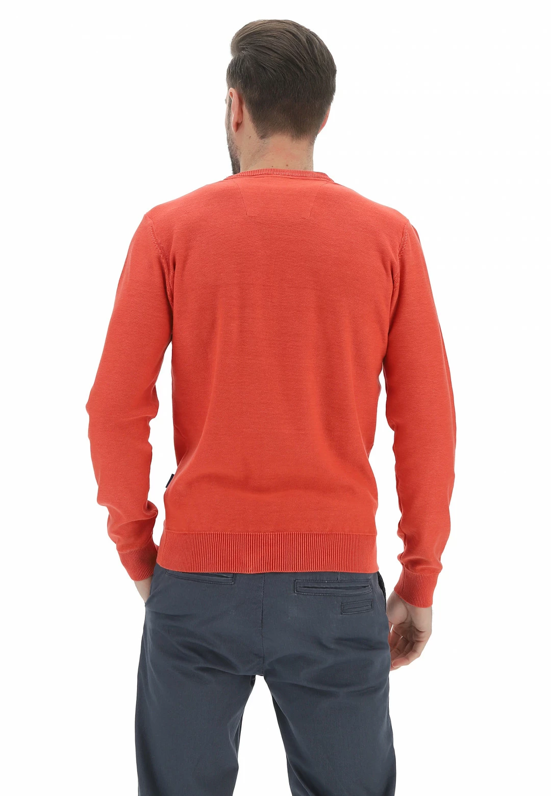 GAS Jeans Maglioncino Girocollo Gas Uomo In 100% Cotone Tinta Unita 5 GAS Jeans Maglioncino Girocollo Gas Uomo In 100% Cotone Tinta Unita - immagine 3