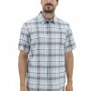 Camicia A Quadri Manica Corta Timberland Uomo