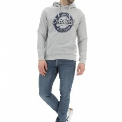 Felpa Con Cappuccio Blend Uomo Con Logo Circolare Centrale In Cotone Garzato -Lacoste shop cfbe93214dc90f49386f4cfe08de8b3e