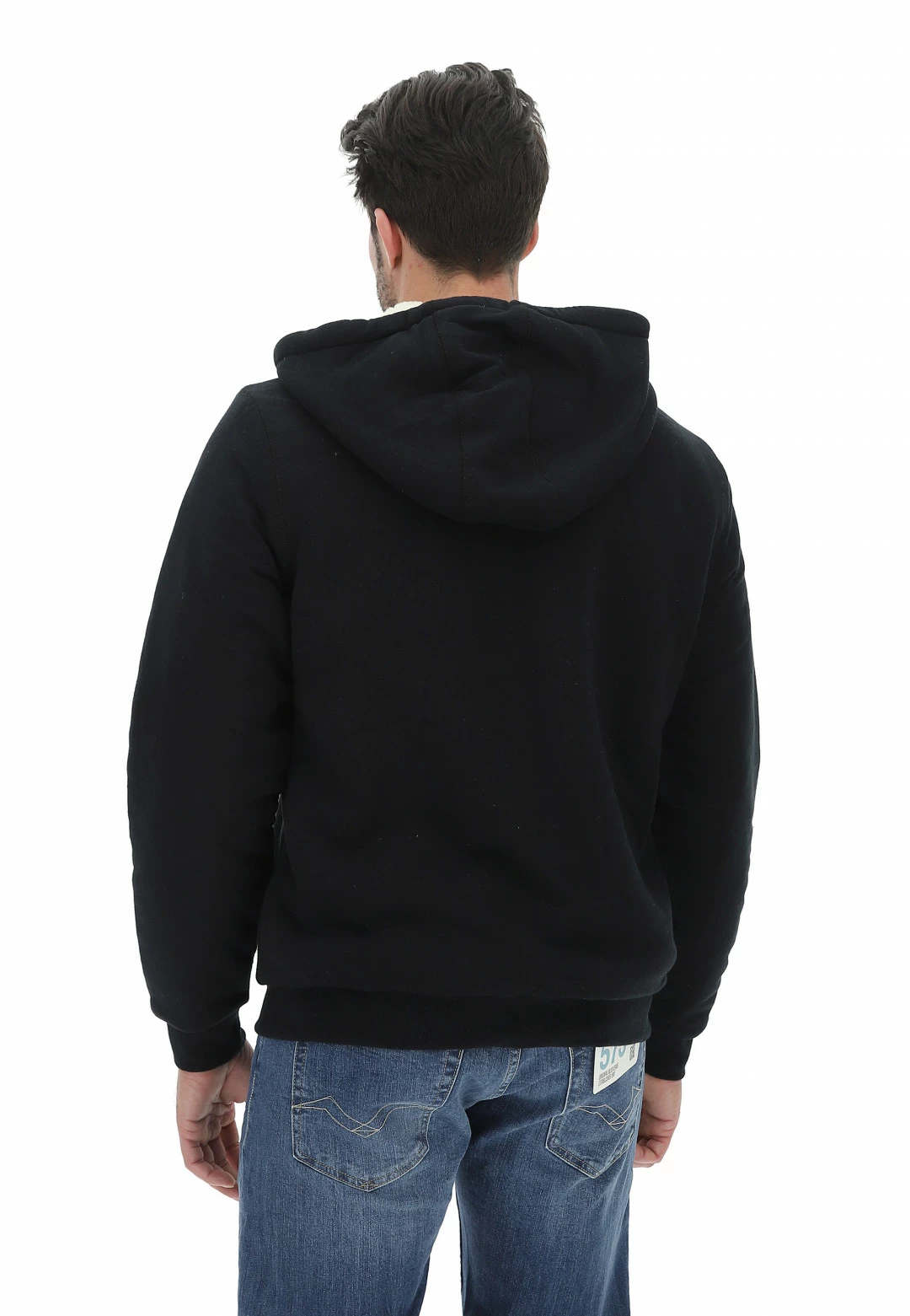 Felpa Con Cappuccio Blend Con Interno In Sherpa 15 Felpa Con Cappuccio Blend Con Interno In Sherpa - immagine 13