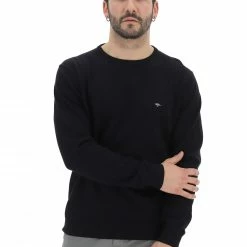 Pullover Girocollo Uomo Fynch-hatton Con Logo Ricamato Regular Fit