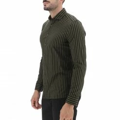 Camicia Manica Lunga Olymp Elasticizzata In Fantasia A Righe Super Slim Fit -Lacoste shop d1ffbc0efff26a4fd59f07f454df67eb