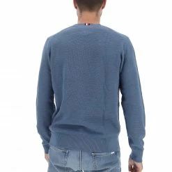 Maglioncino Tommy Hilfiger Uomo Armaturato Con Logo Ricamato -Lacoste shop d25f67b06e972a071311772da9999cce