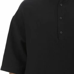 Camicia Catch Over Fit Collo Alla Coreana Con Bottoni A Serafino -Lacoste shop d3904093fe6222b2dbc853dbeae3f3c8