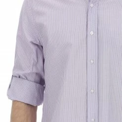 EKS Camicia Uomo èks In Fantasia A Riga Verticale -Lacoste shop d4f4cb4125d377f7eef9b6fc94e08766