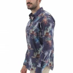 Camicia Manica Lunga Fantasia All Over Tupertu -Lacoste shop d5125173d7cf9edbe9fe2fc0beb3aec8