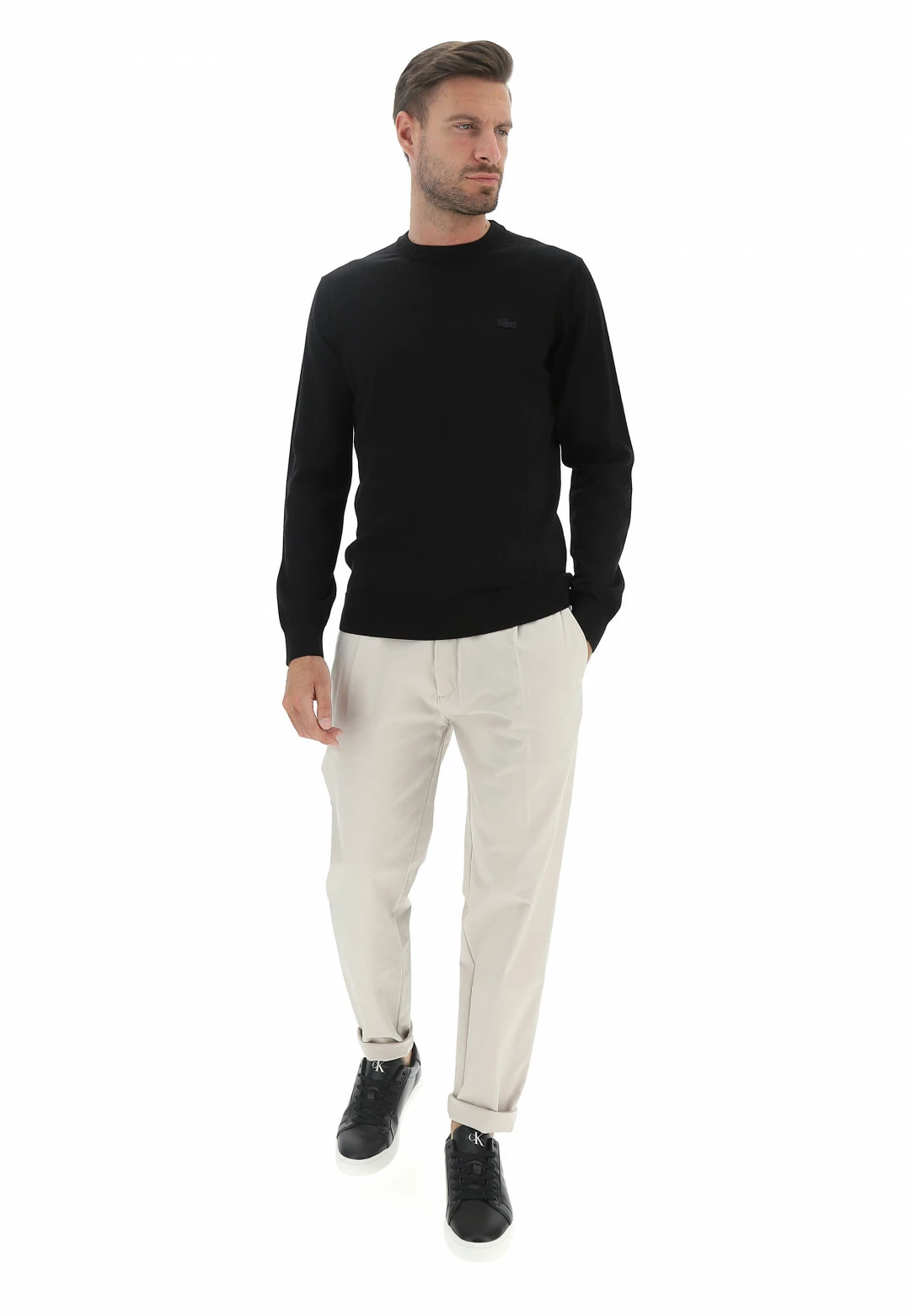 Girocollo Lana Lacoste Regular Fit Ah1969 6 Girocollo Lana Lacoste Regular Fit Ah1969 - immagine 4