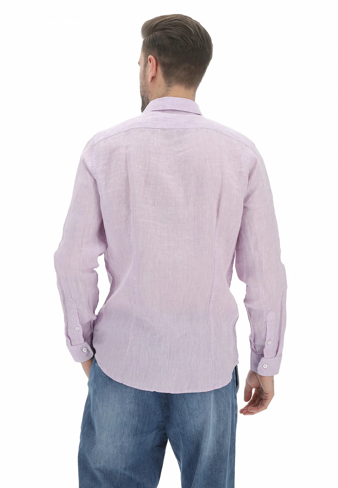 Camicia Manica Lunga In Lino Age Uomo 10 Camicia Manica Lunga In Lino Age Uomo - immagine 8