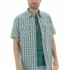 Camicia A Quadri Manica Corta Wrangler W5h84mg26 -Lacoste shop d6981bf61012fd36311a3d826cb55458