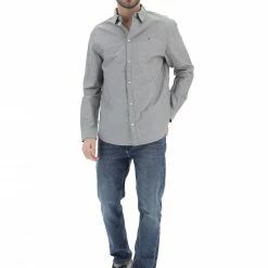 Tommy Hilfiger Jeans Camicia Tommy Jeans Oxford Uomo In Cotone Classic Fit Con Logo Ricamato -Lacoste shop d71572e2c796c52b879e7e3b54255b5f