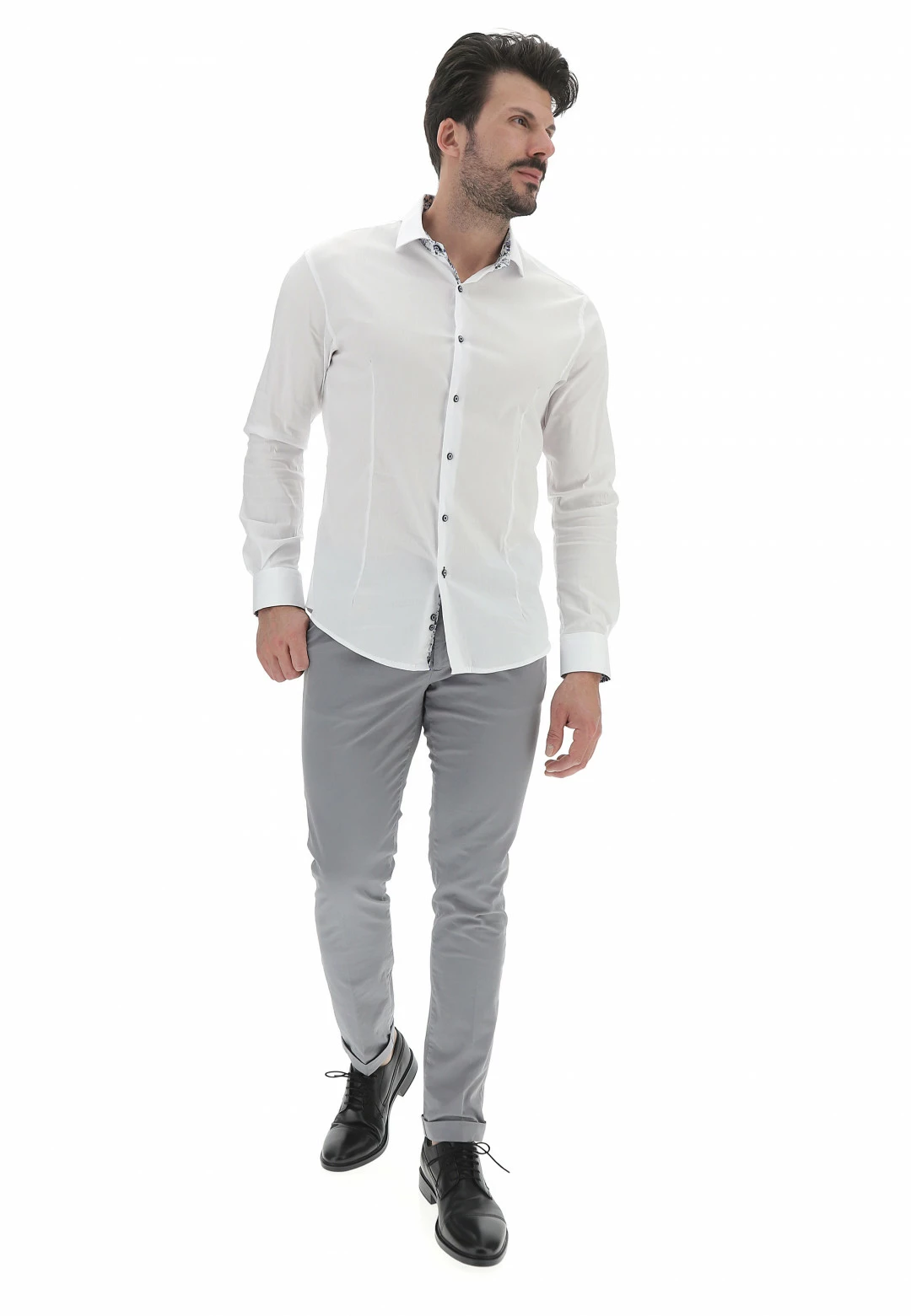 EKS Camicia èks Stretch Con Profilo In Fantasia Uomo 7 EKS Camicia èks Stretch Con Profilo In Fantasia Uomo - immagine 5