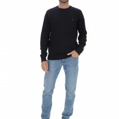 Maglioncino Tommy Hilfiger Uomo Armaturato Con Logo Ricamato -Lacoste shop d92070be9fc75deac825ebef5a78c339