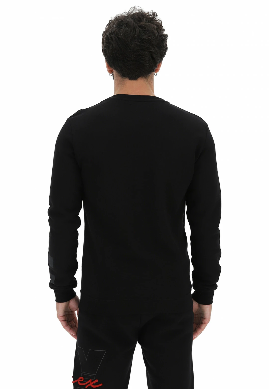 Felpa Girocollo In Cotone Felpato Pyrex Con Logo In Corsivo Ricamato 5 Felpa Girocollo In Cotone Felpato Pyrex Con Logo In Corsivo Ricamato - immagine 3