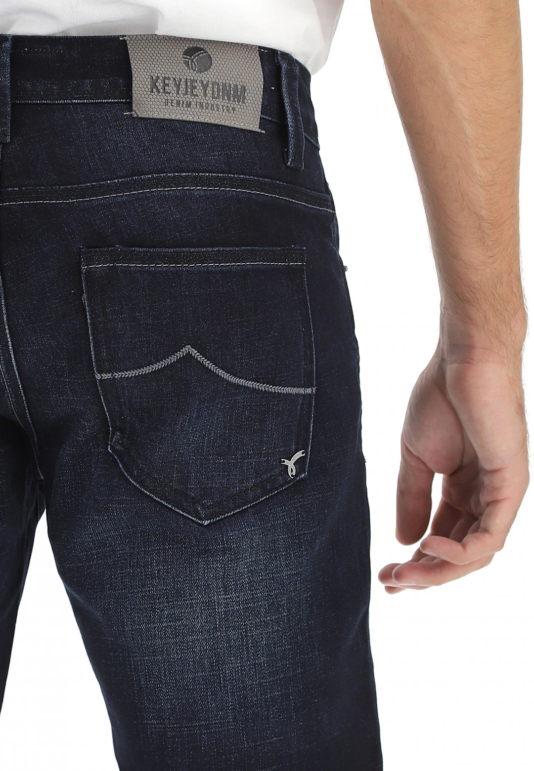 Key Jey Jeans Uomo Keyjey Dnm Slim Fit Elasticizzato 6 Key Jey Jeans Uomo Keyjey Dnm Slim Fit Elasticizzato - immagine 4