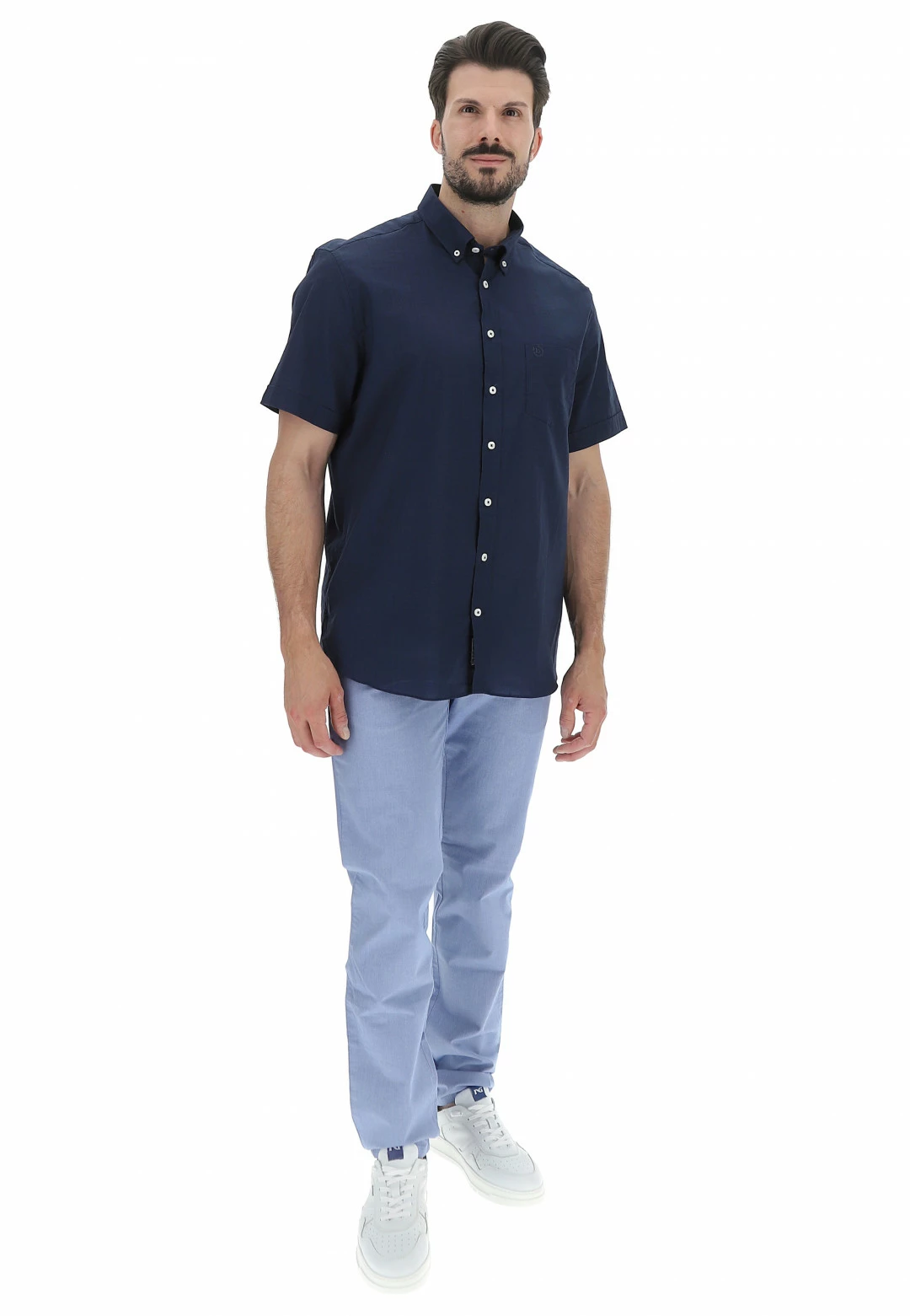 Camicia Bugatti Uomo Mezza Manica In 100% Cotone 11 Camicia Bugatti Uomo Mezza Manica In 100% Cotone - immagine 9