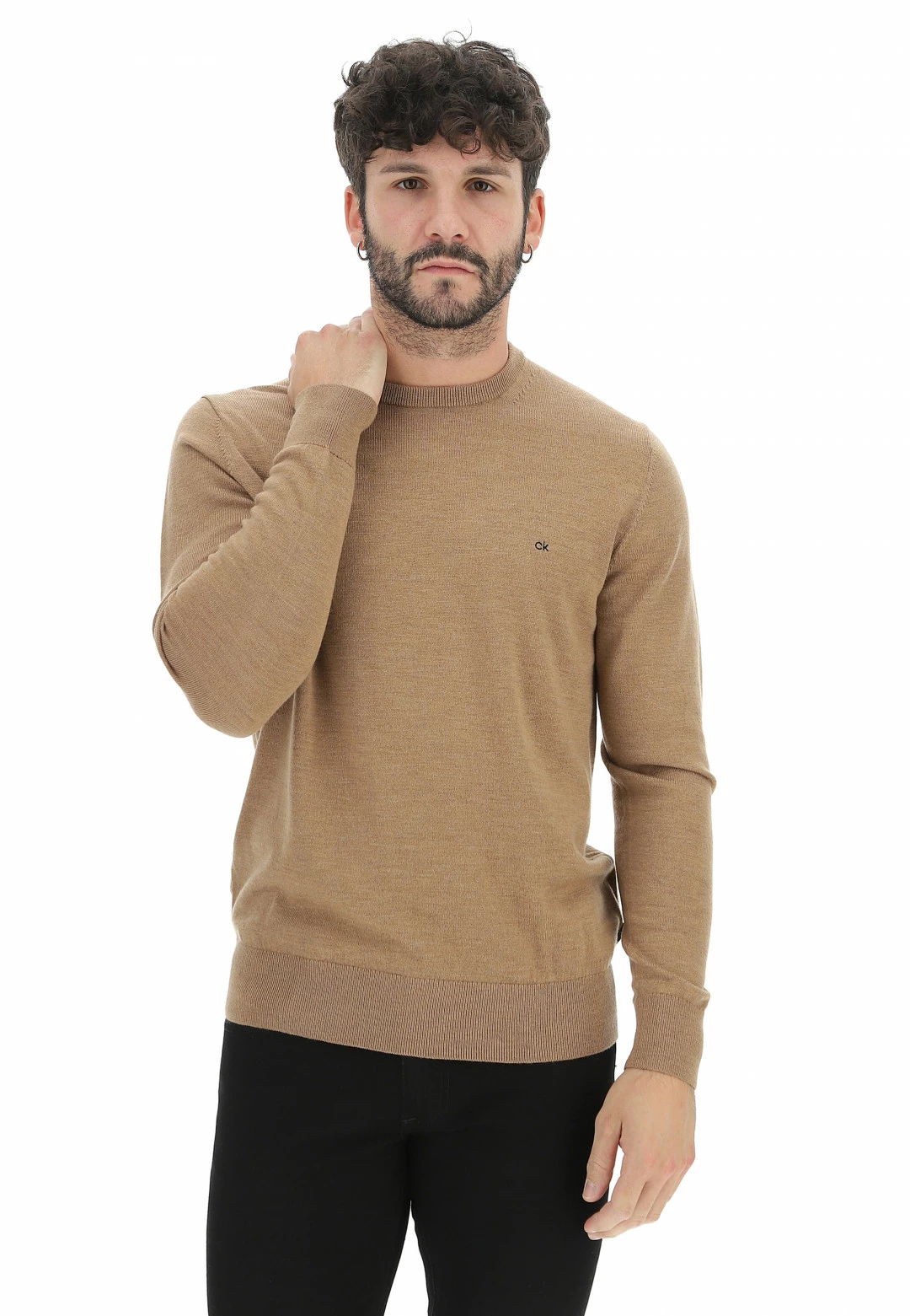 Girocollo In Lana Merinos Calvin Klein K10k102727 9 Girocollo In Lana Merinos Calvin Klein K10k102727 - immagine 7