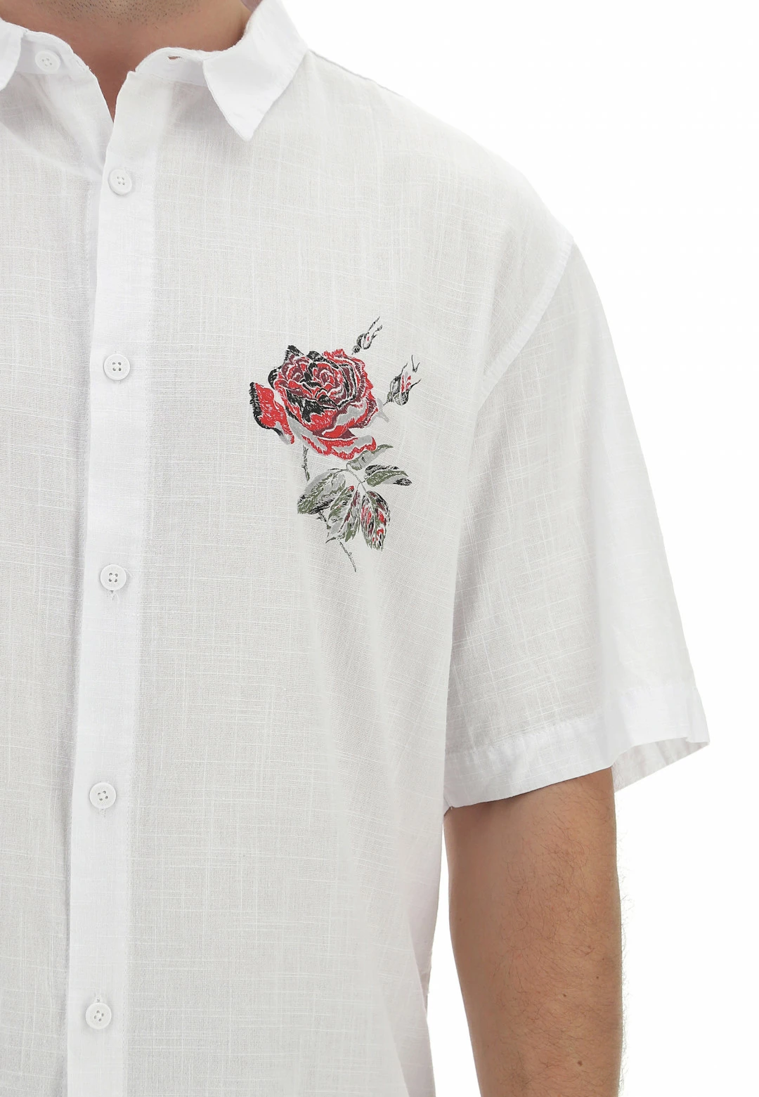 Camicia In Cotone Stampa Impossible Catch Uomo 7 Camicia In Cotone Stampa Impossible Catch Uomo - immagine 5