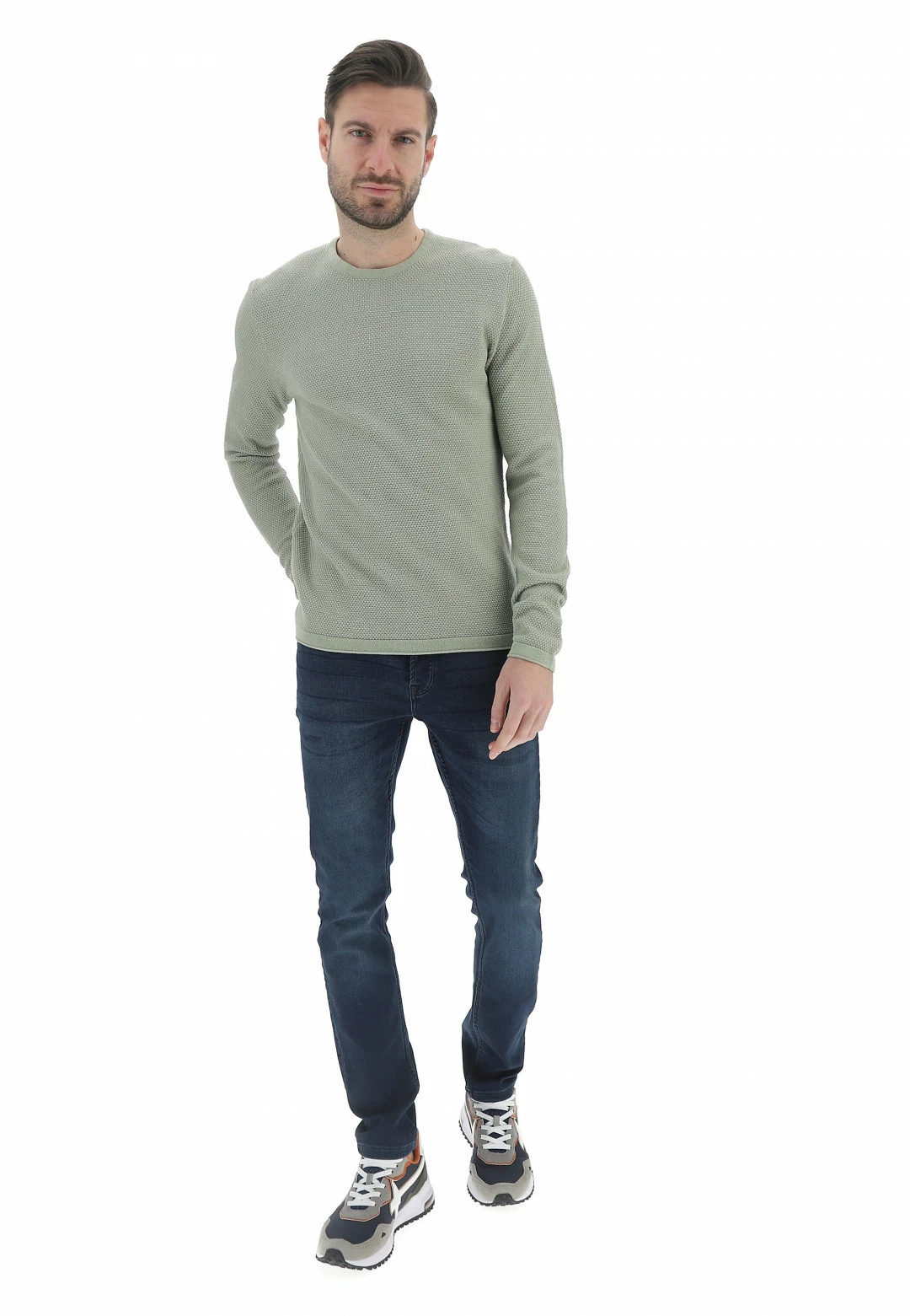 ONLY E SONS Girocollo Uomo Only & Sons In Cotone Lavorato 11 ONLY E SONS Girocollo Uomo Only & Sons In Cotone Lavorato - immagine 9