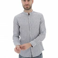 Over-D Camicia Over/d Con Collo Alla Corena In Misto Lino A Righe 17 Over-D Camicia Over/d Con Collo Alla Corena In Misto Lino A Righe -Lacoste shop dfc1726586070eda31a4fe0f4f8be96e