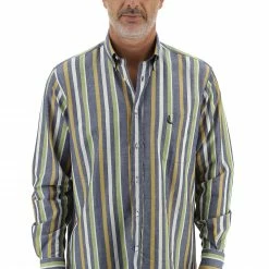 Camicia Rotte Mediterranee Righe Colorate