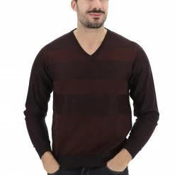 Pullover Riga Tono Su Tono Scollo V Yourname