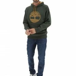 Felpa Con Cappuccio Timberland Uomo Con Logo Grande Frontale -Lacoste shop e0e35f2162238bc89d4ac8bf47b29693