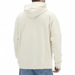 Felpa Lee In Cotone Garzato Con Cappuccio E Maxi Scitta Frontale -Lacoste shop e0feef1c40f5ee5fb3532347df0c8f46