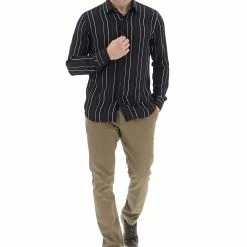 Camicia In Cotone Tupertu Con Righe A Contrasto -Lacoste shop e1023d6ebbaaa1d14f44ee812b034552