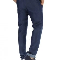 Pantalone In Tencel Rotte Mediterranee -Lacoste shop e2175f87ac3f21314c5b3ca4d7676469